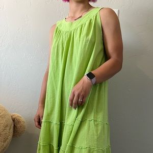 Anthony Richards Green Mid Length Dress